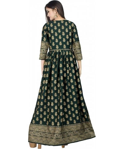 Holi Special Eid Gifts,Maxi Dress Evening Party Wear Maternity Dress for Women (K199-P) Bottle Green $30.24 Dresses