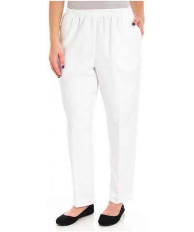 Women's Straight White $22.77 Pants