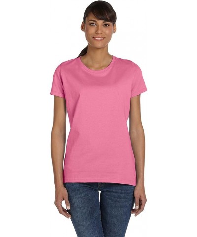 Women's Athletic Crewneck T-Shirt Azalea $6.22 T-Shirts