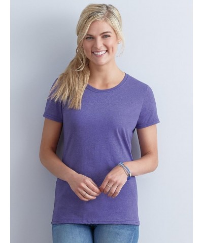 Women's Athletic Crewneck T-Shirt Azalea $6.22 T-Shirts