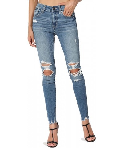 Vintage Distressed Washed Stretch Denim Skinny Jeans Has Medium $25.19 Jeans