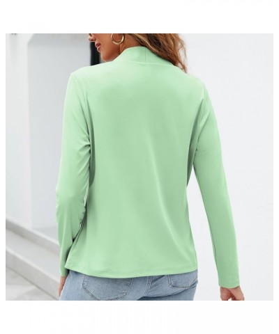 Blazer Jackets for Women，Casual Blazers Long Sleeve Open Front Work Jackets Blazer Summer Office Blazers Coats Z02green $12.5...