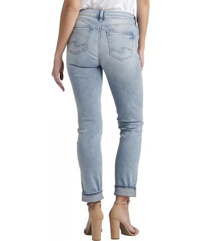 Women's Elyse Mid Rise Comfort Fit Straight Leg Jeans Light Wash Epx186 $31.65 Jeans