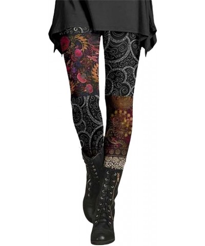 Women's Christmas Leggings High Waisted Black of Friday Deal Fleece Lined Full Length Micro Elastic Soft Plus Size F-d $6.10 ...