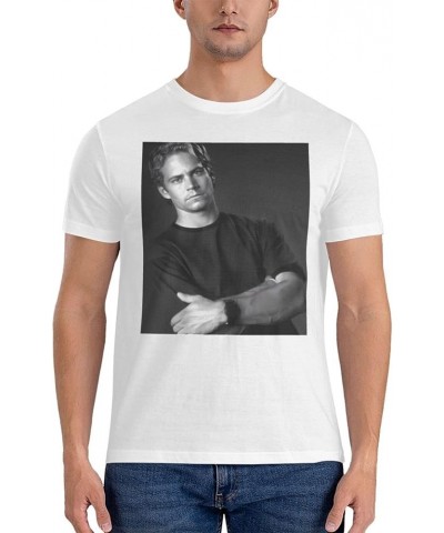 Paul Movie Walker T-Shirt Short Sleeve Crew Neck Soft Classic Basic Printing Casual Fashion Shirts Black White $7.29 T-Shirts