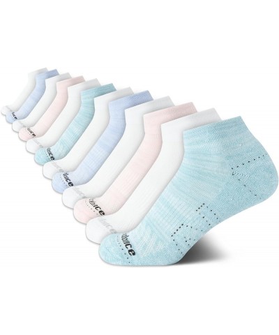 Women's Athletic Socks - Cushion Quarter Cut Ankle Socks (12 Pack) 4-10 Bright Multi $13.74 Activewear