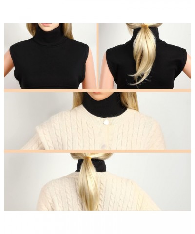 Dickey Collar for Women 4 Pieces Fake Mock Turtleneck Faux Turtleneck Collar Detachable Turtleneck Insert Turtleneck Dickey C...