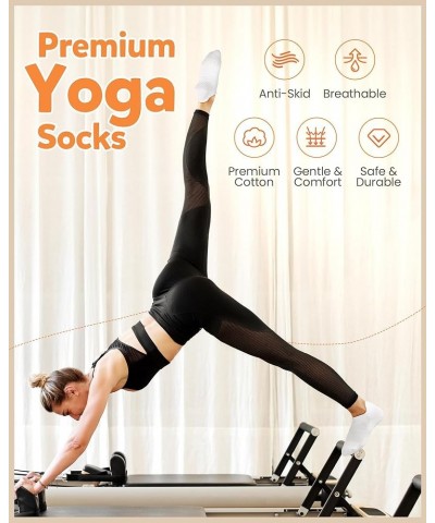 12 Pairs Non Slip Pilates Socks with Grips for Women Anti Skid Athletic Socks Non Slip Grippy Socks Yoga Socks Romantic $14.0...