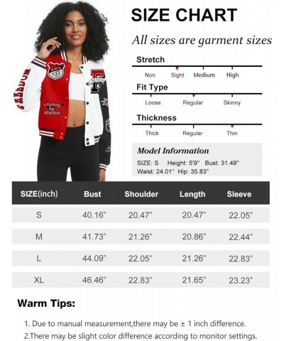 Women's Varsity Jacket Print Cropped Color Block Jacket 2024 Unisex Baseball Bomber Y2K Streetwear Coats(LightGrey-S) $22.49 ...