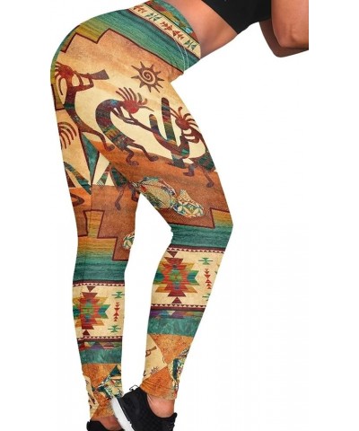 Women's Long Sports Leggings Running Tights High Waist Stretch Fitness Yoga Pants Plus Size American Indian Western Aztec $13...