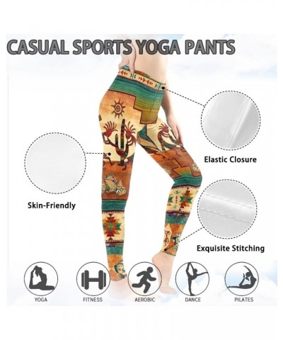 Women's Long Sports Leggings Running Tights High Waist Stretch Fitness Yoga Pants Plus Size American Indian Western Aztec $13...