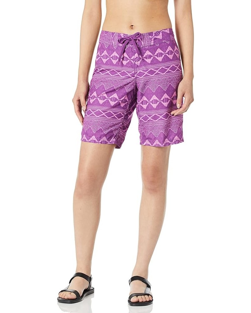 Women's Marina UPF 50+ Active Swim Board Short (Reg & Plus Sizes) Sonoma Purple $9.84 Swimsuits