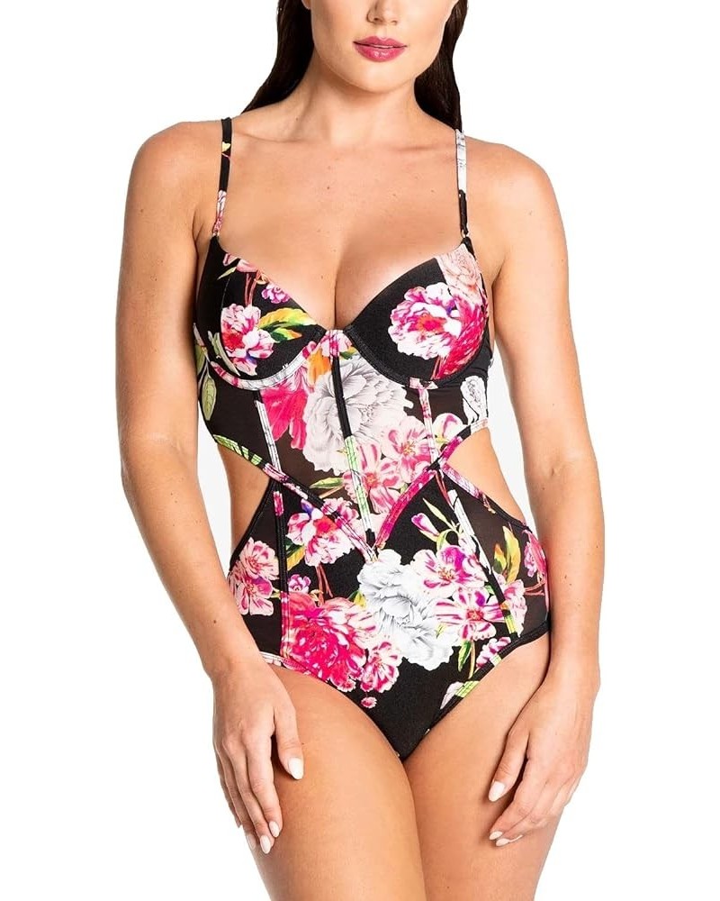 Women's Standard Monokini Black $13.89 Swimsuits