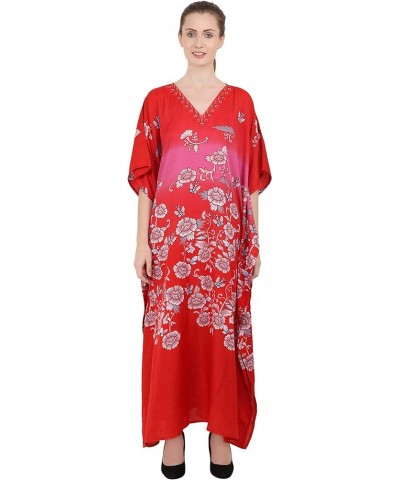 Women Kaftans Dresses, S-3XL, Regular to Plus Size Caftans 134-red $10.00 Swimsuits