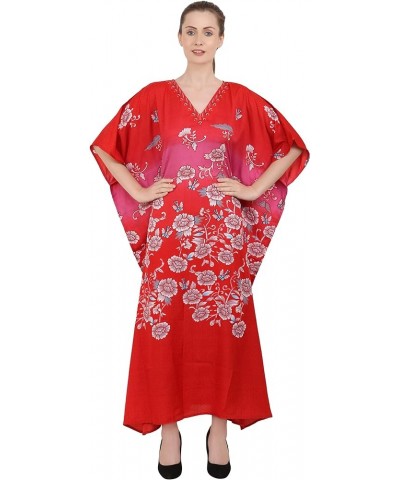 Women Kaftans Dresses, S-3XL, Regular to Plus Size Caftans 134-red $10.00 Swimsuits