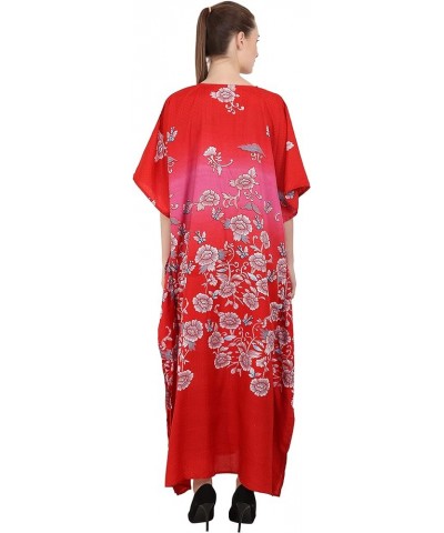 Women Kaftans Dresses, S-3XL, Regular to Plus Size Caftans 134-red $10.00 Swimsuits