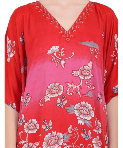 Women Kaftans Dresses, S-3XL, Regular to Plus Size Caftans 134-red $10.00 Swimsuits