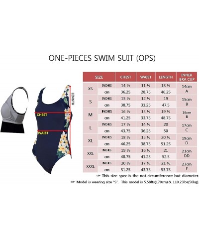 Women UPF 50+ One Piece Swimming Rash Guard Swimsuit Yoga Active Workout (OPSBX) Navy With Navy Velvet $10.96 Swimsuits