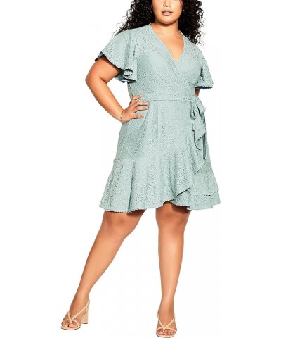 Women's City Chic Plus Size Dress Sweet Luv Seafoam $31.32 Dresses