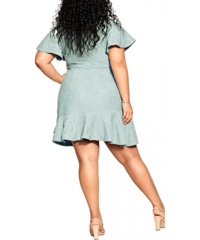 Women's City Chic Plus Size Dress Sweet Luv Seafoam $31.32 Dresses