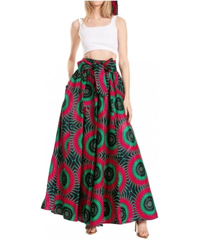 Asma Second Convertible Traditional Wax Print Adjustable Strap Maxi Skirt 248 $30.00 Skirts