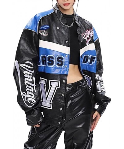 Patchwork Varsity Baseball Letterman Jackets Unisex Streetwear Fashion Outwear Coats 104-black $39.90 Jackets