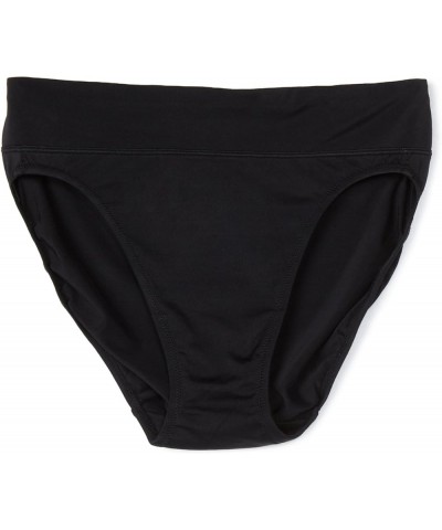 Women's No Pinching No Problems Hi-Cut Brief Panty Black $8.10 Lingerie