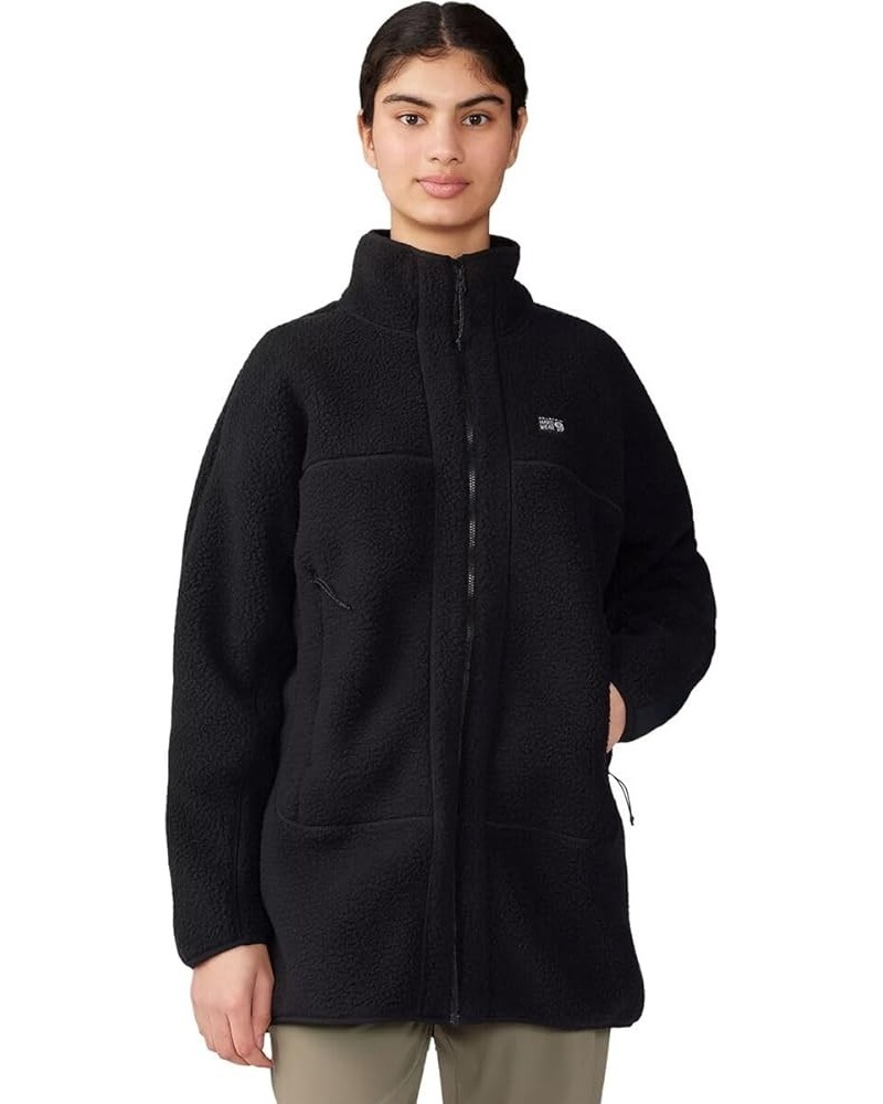 Women's Standard Hicamp Fleece Long Full Zip Black $52.32 Jackets