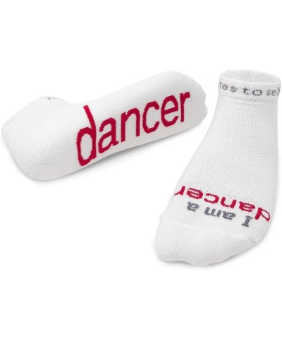 Socks - Daily Affirmations, Inspirational Socks for girls & boys Dancer Pink $9.03 Activewear