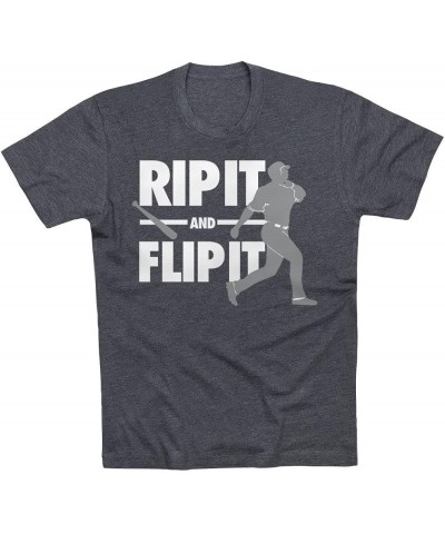 Baseball Rip It Flip It T-Shirt | Short Sleeve Baseball Tee | Youth & Adult Sizes Youth Charcoal $18.97 Others