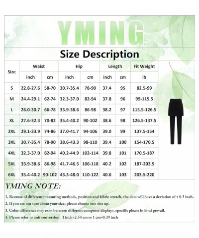 Womens Fleece Lined Skirted Leggings High Waist Tummy Control Yoga Pants Thermal Slimming Attached Pants Skirts Plush Black $...