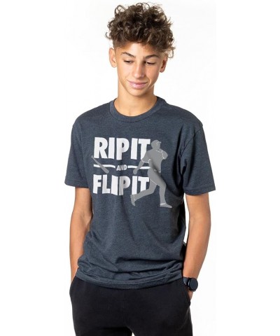 Baseball Rip It Flip It T-Shirt | Short Sleeve Baseball Tee | Youth & Adult Sizes Youth Charcoal $18.97 Others