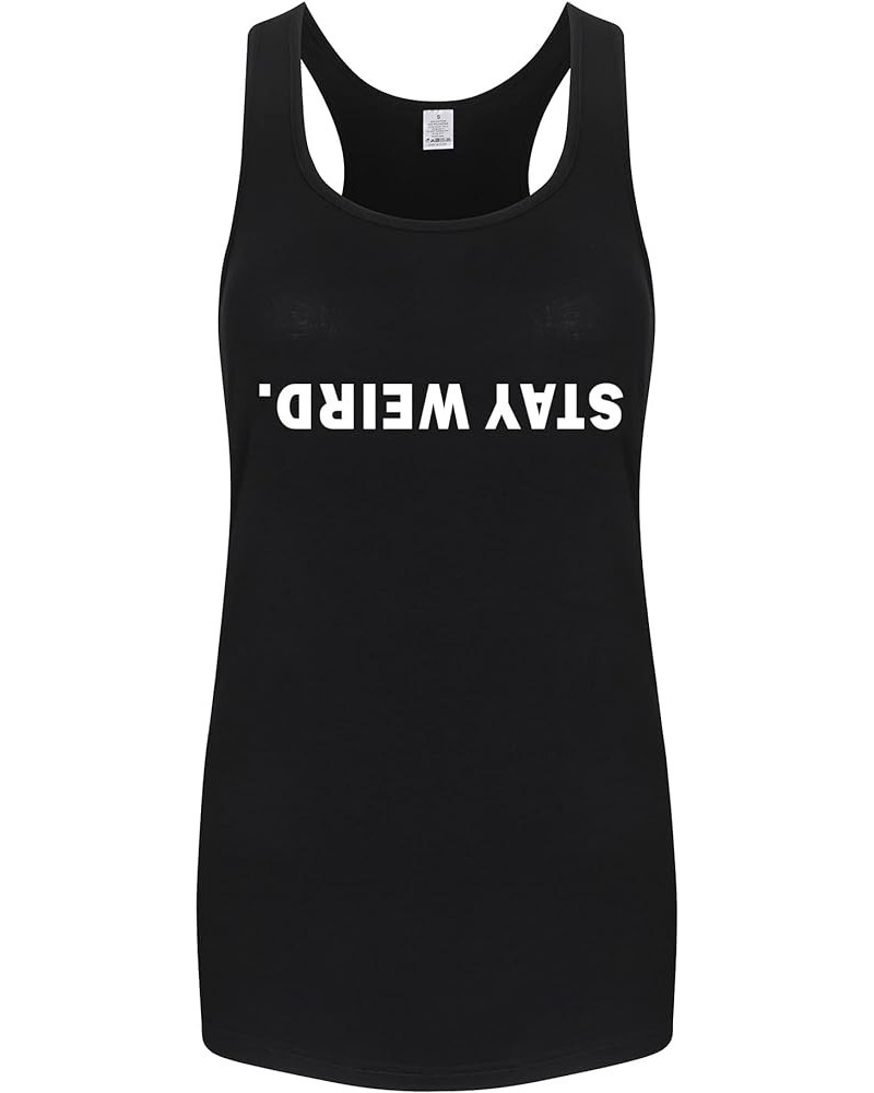 Tank Tops for Women-Womens Funny Saying Fitness Workout Racerback Tank Tops Sleeveless Shirts 2585-black $11.98 Activewear