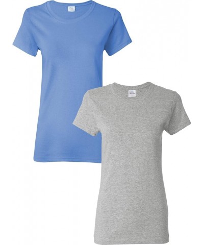 Women's Heavy Cotton T-Shirt, Style G5000L, 2-Pack Carolina/Sportgrey $7.13 T-Shirts