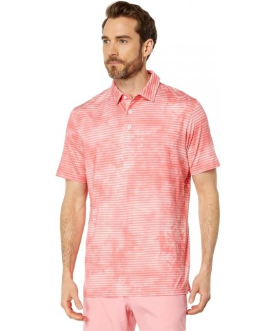 Cloudspun Dye Stripe Polo Flamingo Pink $18.69 Shirts