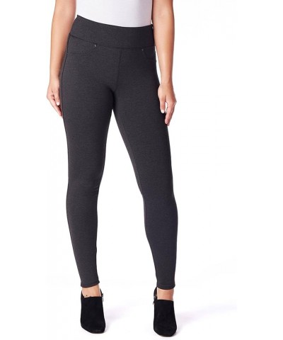 Women's Ricki Mid Rise Pull-on Legging Charcoal Heather $13.54 Leggings