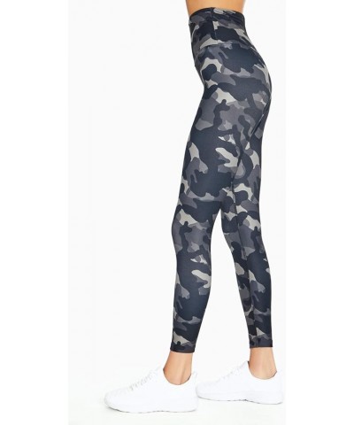 Women's Kayla High Rise Tummy Control Ankle Legging Black Camo $11.50 Activewear