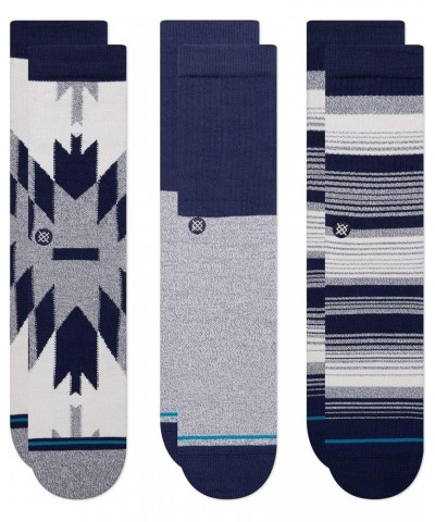 Crew Tacoma Socks [3 Pack] Navy $14.35 Socks