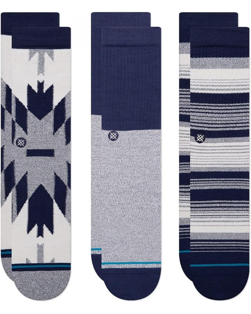 Crew Tacoma Socks [3 Pack] Navy $14.35 Socks