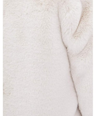 Thick Rabbit Faux Fur Long Lapel Coat Women Winter Fleece Fuzzy Fluffy Trench Outerwear Jacket Oversized Plus Size Beige $46....