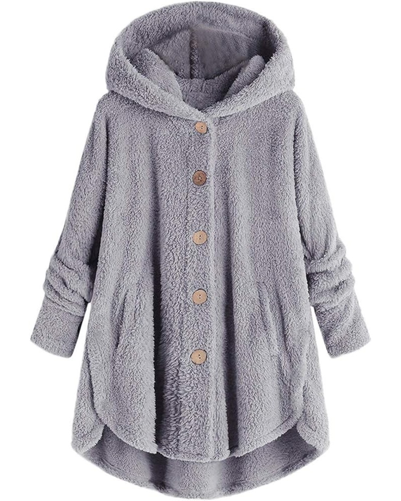 Casual Jacket For Women 2023 Loose Solid Color Long Sleeve Pullover Hoodies Waterproof And Windproof Cool Coat 05-gray $9.29 ...