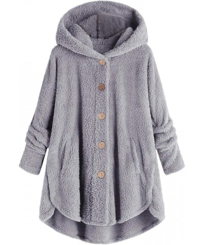 Casual Jacket For Women 2023 Loose Solid Color Long Sleeve Pullover Hoodies Waterproof And Windproof Cool Coat 05-gray $9.29 ...