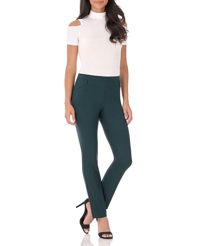 Women's Ease into Comfort Stretch Slim Pant Hunter Green $18.00 Pants