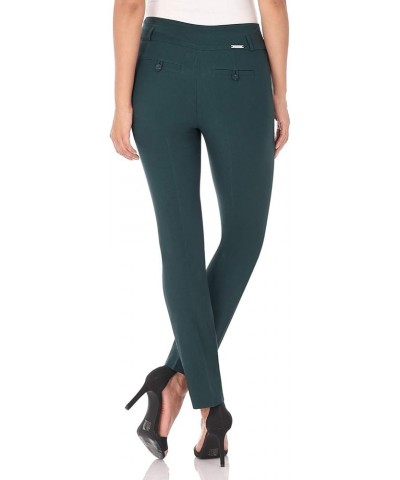 Women's Ease into Comfort Stretch Slim Pant Hunter Green $18.00 Pants