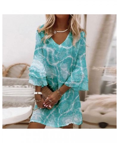 Summer Dresses for Women 2024 Vacation Casual Boho Floral Beach Dress Elegant Plus Size Resort Wear Cute Clothes B Sky Blue $...