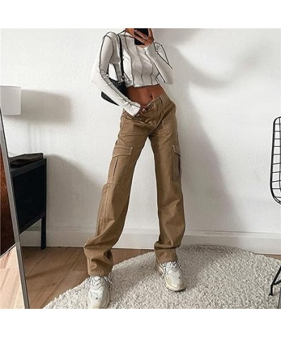 Women Y2k High Waist Straight Leg Jeans Y2K Fashion Baggy Denim Pants 90s Boyfriend Trousers Streetwear (Medium,Dark Blue C) ...