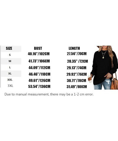 Sweatshirts for Women Crew Neck Long Sleeve Tunic Shirt Tops for Legging Orange $10.25 Tops