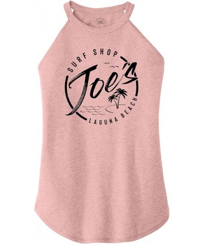 Women's Beach Logo Perfect Blend Rocker Tank Blush Frost / Black Logo $15.55 Tops