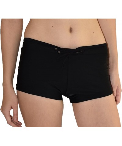 Women UPF 50+ Swim Board Shorts Hot Pants Swimsuit Rash Gaurd Yoga Workout (HP) Black $14.36 Swimsuits