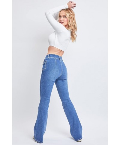 Women's Junior Cargo Flare Jean with Side Pockets 36m Medium Blue $23.94 Others